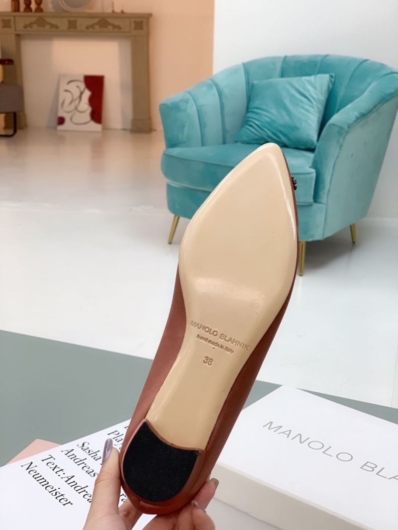 Manolo Blahnik flat shoes